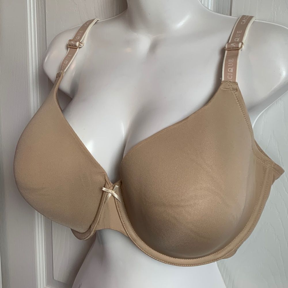 Lane Bryant Cacique Lightly Lined T-shirt Bra Beige